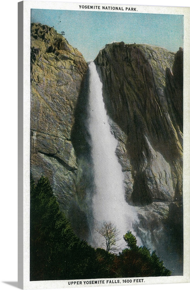 Upper Yosemite Falls, Yosemite, CA Wall Art, Canvas Prints, Framed