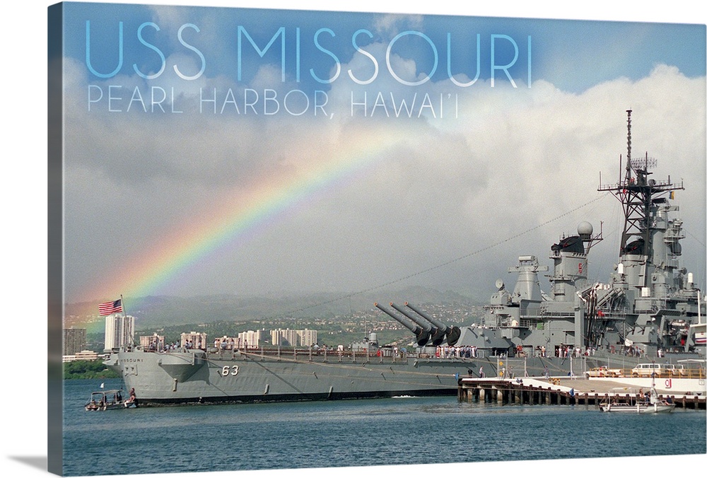 USS Missouri, Rainbow Scene