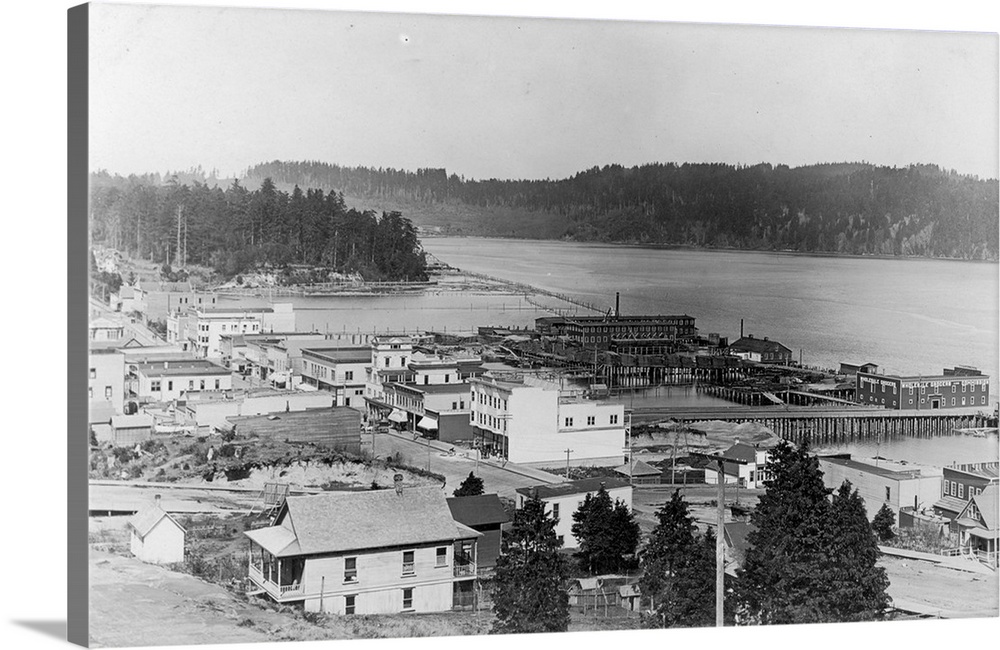 View of North Bend, Oregon Wall Art, Canvas Prints, Framed Prints, Wall