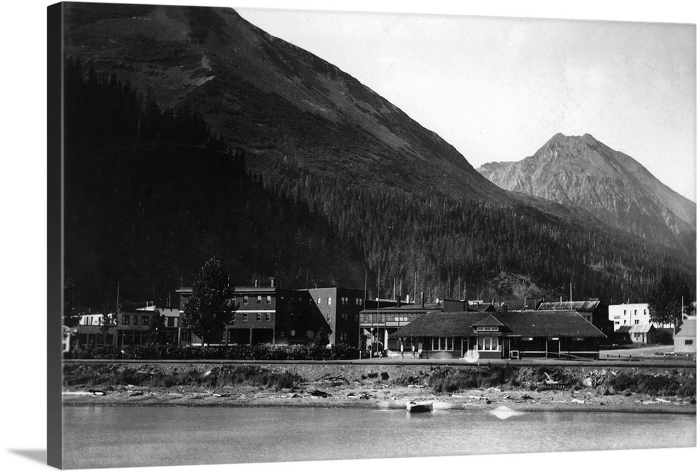 Waterfront View of Seward, Alaska