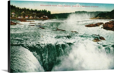 Willamette Falls in Portland, OR