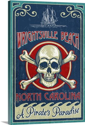 Wrightsville Beach, North Carolina, Skull and Crossbones Sign