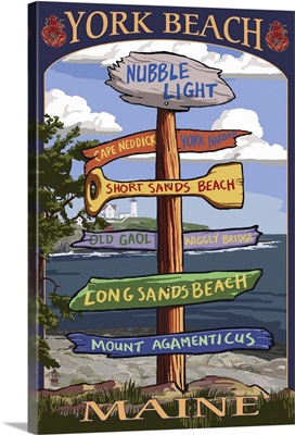 York Beach, Maine, Destination Sign