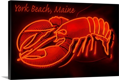 York Beach, Maine, Neon Lobster Sign