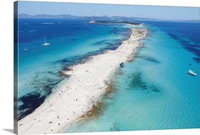 Beach By Pas S'Empalmador, Formentera, Spain - Aerial Photograph