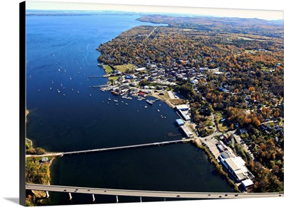 Belfast, Maine - Aerial Photograph