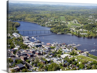 Belfast, Maine, USA - Aerial Photograph