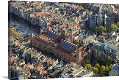 Beurs van Berlage, Amsterdam - Aerial Photograph