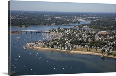 Beverly, Massachusetts, USA - Aerial Photograph