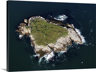 Boothbay Harbor Islands, Maine - Aerial Photograph