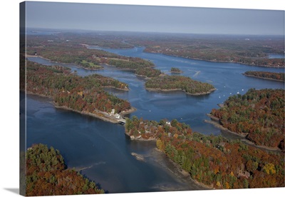 Brunswick, Maine - Aerial Photograph