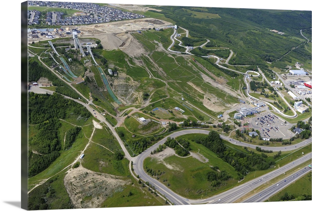 Canada Olympic Park, Calgary - Aerial Photograph