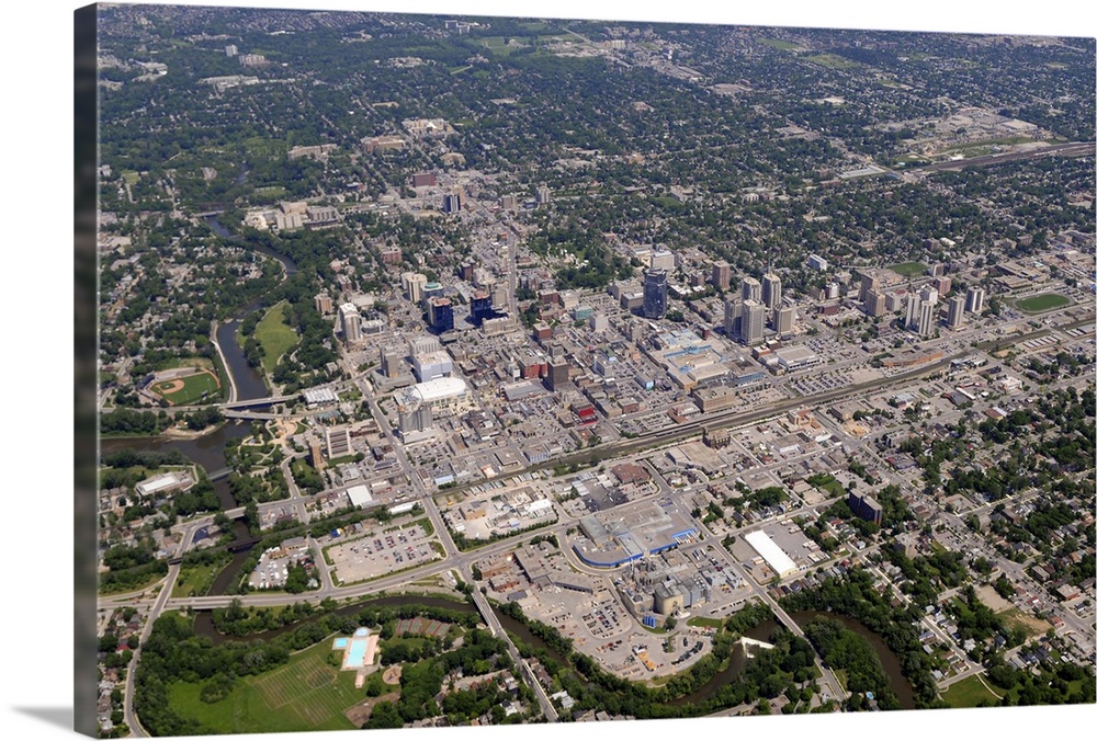 Downtown London, Ontario - Aerial Photograph