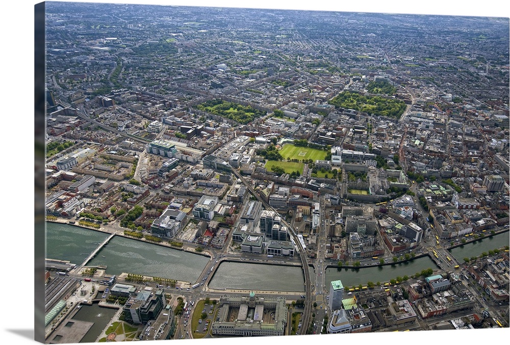Dublin, Leinster, Ireland - Aerial Photograph