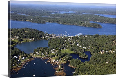 East Boothbay, Maine, USA - Aerial Photograph