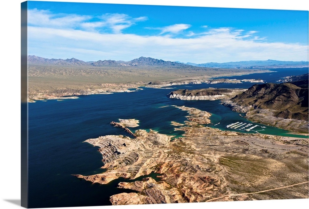 Echo Bay, Virgin River, Lake Mead National Recreation Area Aerial