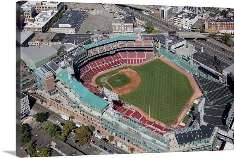 Boston Red Sox Retired Numbers - Fenway Park Canvas Print / Canvas