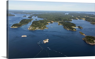 Georgetown, Maine, USA - Aerial Photograph