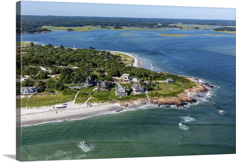 Gloucester Wingaersheek Road Coffins Beach Wall Art, Canvas Prints