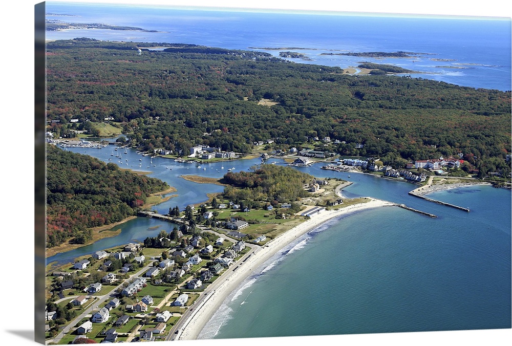 Gooches Beach, Kennebunkport, Maine - Aerial Photograph