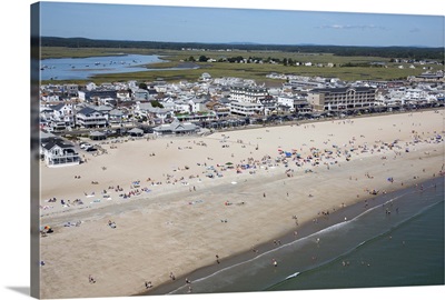Hampton Beach, New Hampshire, USA - Aerial Photograph