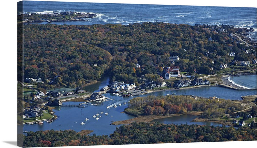 Kennebunkport, Maine, USA - Aerial Photograph