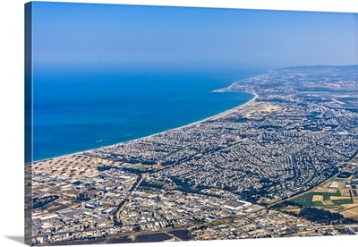 Krayot, Haifa, Israel - Aerial Photograph