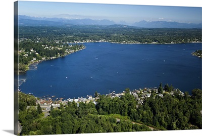 Lake Stevens, WA, USA - Aerial Photograph