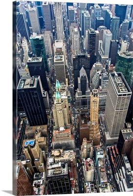 Midtown Manhattan, New York City - Aerial Photograph