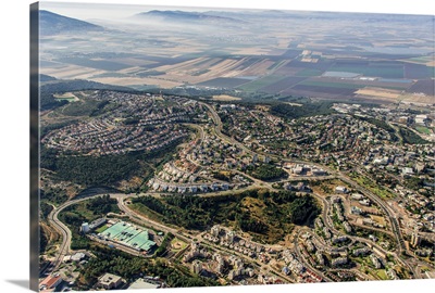 Migdal HaEmeq, Galilee, Israel - Aerial Photograph