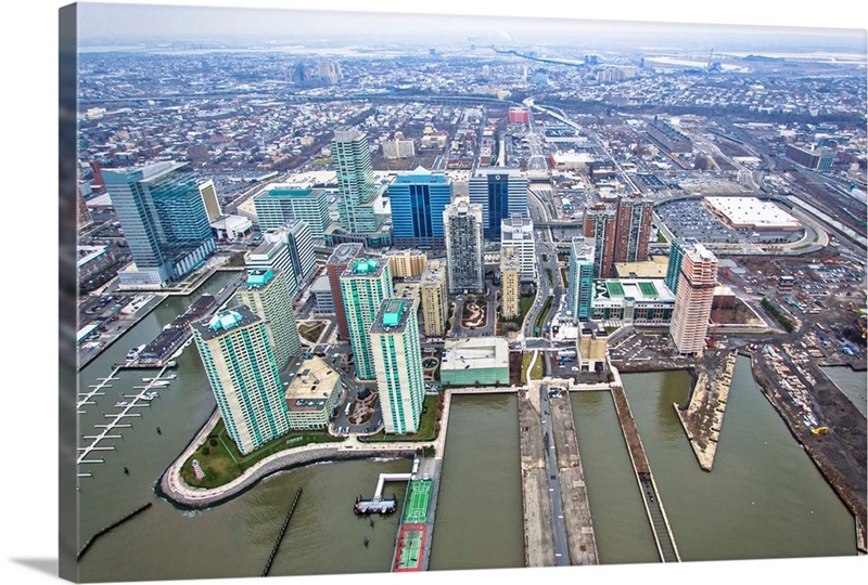 Newport, Jersey City Aerial Photograph Great Big Canvas