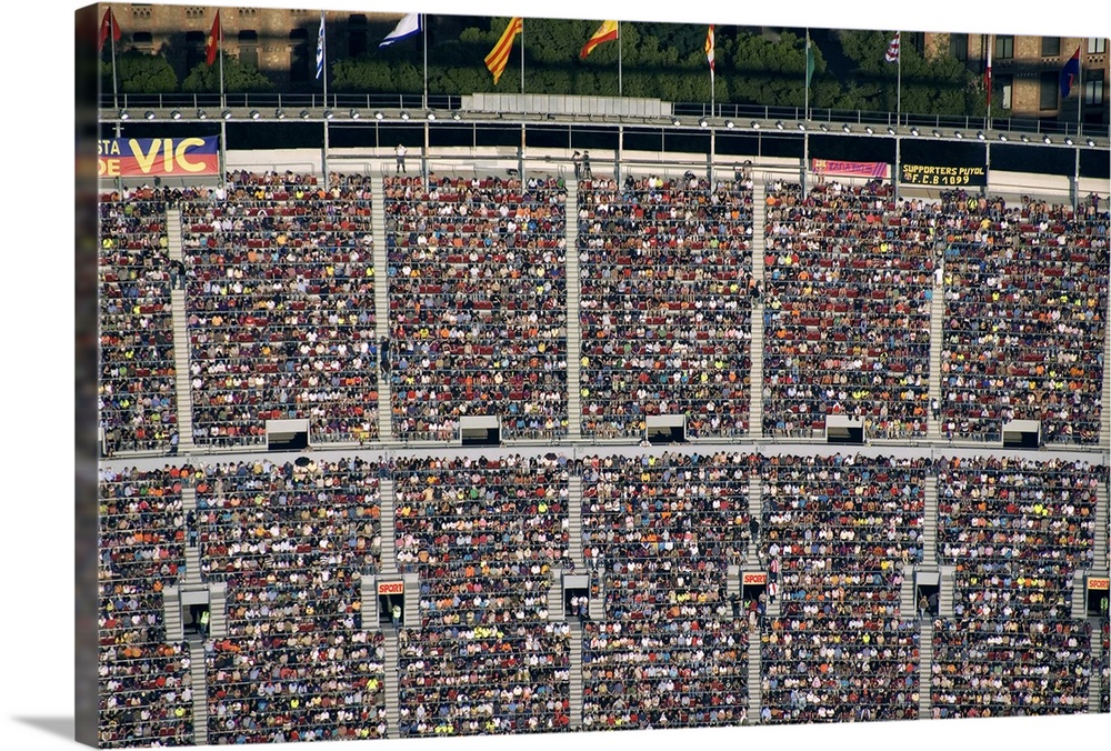 Nou Camp Stadium, Barcelona - Aerial Photograph