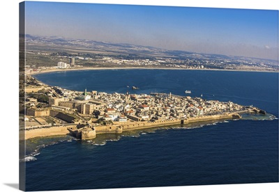 Old Town, Acre, Israel - Aerial Photograph