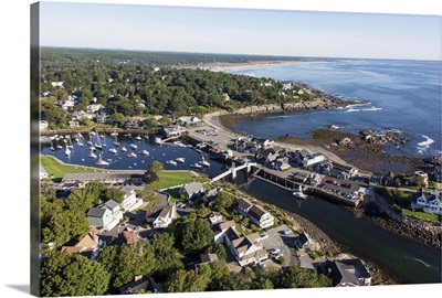 Perkins Cove, Ogunquit, Maine, USA - Aerial Photograph