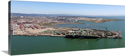 Port of Oakland, Oakland, San Francisco - Aerial Photograph