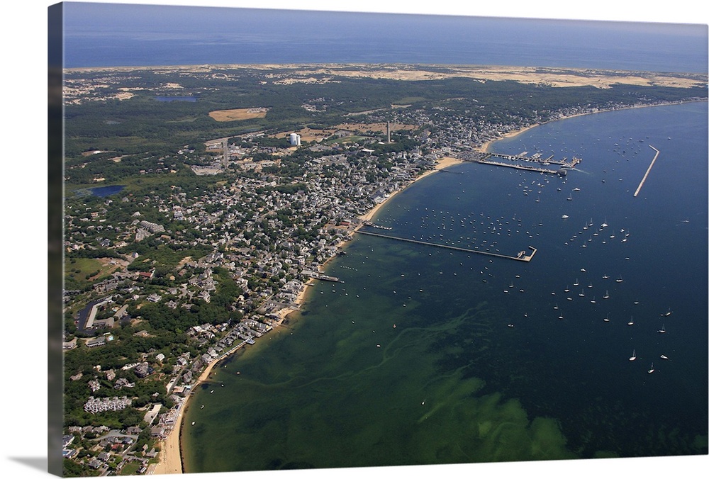 Provincetown Harbor, Provincetown - Aerial Photograph