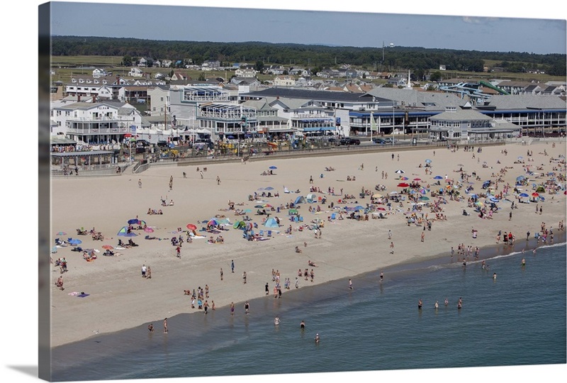 Rye Beach, New Hampshire, USA Aerial Photograph Great Big Canvas