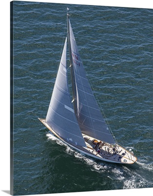 Shipyard Cup 2013, Boothbay Harbor, Maine - Aerial Photograph