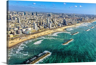 Tel Aviv Shore Line, Tel Aviv - Aerial Photograph