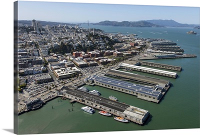 The Embarcadero And Downtown, San Francisco - Aerial Photograph
