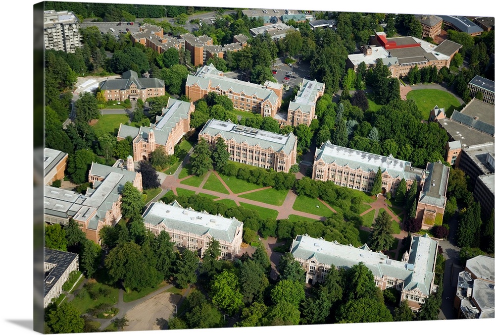 University of Washington, Seattle, WA - Aerial Photograph