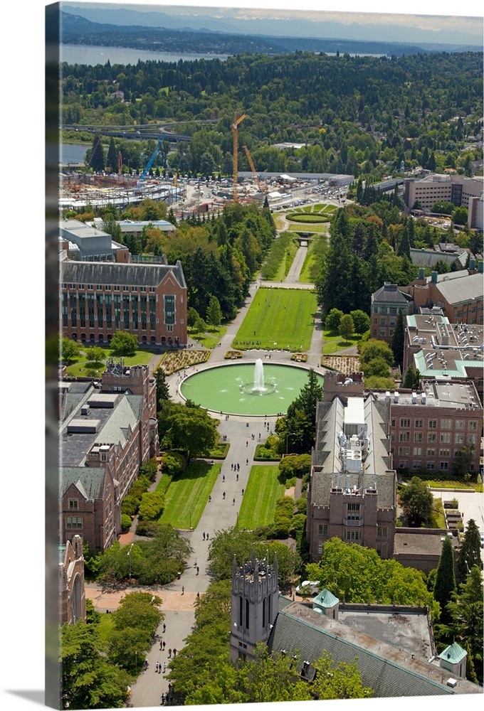 University of Washington, Seattle, Washington - Aerial Photograph