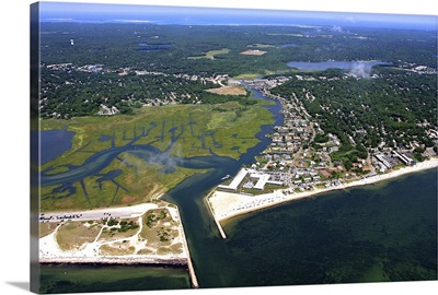 Yarmouth, Maine, USA - Aerial Photography