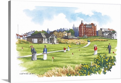 Women Golfers At The Old Course