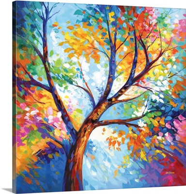 Colorful Tree Of Joy