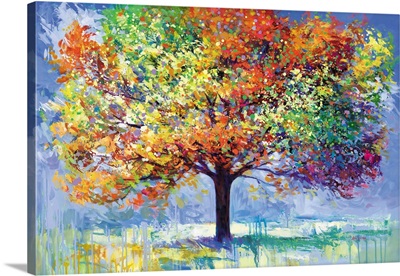 Colorful Tree Of Life Abstract