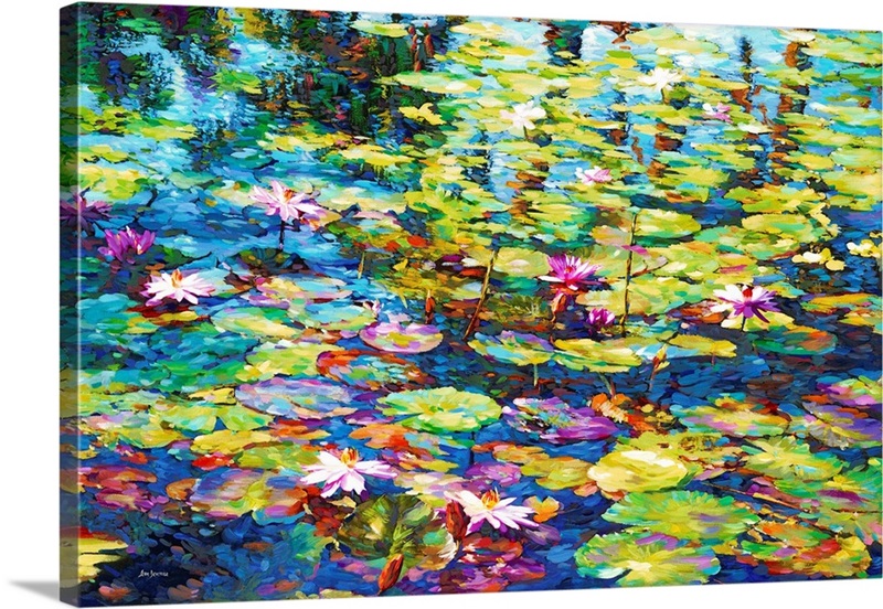 Lilies Of The Pond Wall Art, Canvas Prints, Framed Prints, Wall Peels ...