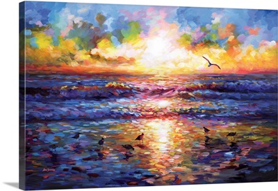 Sunset Beach Embrace