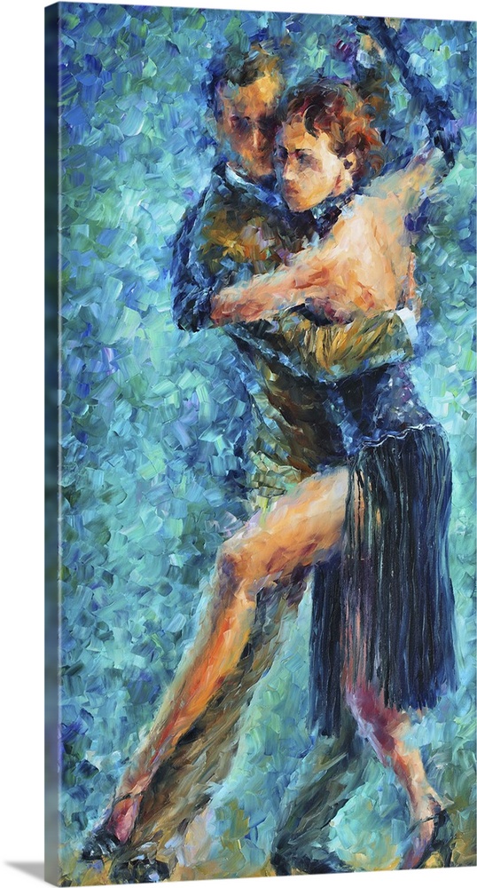Blue Tango II Wall Art, Canvas Prints, Framed Prints, Wall Peels