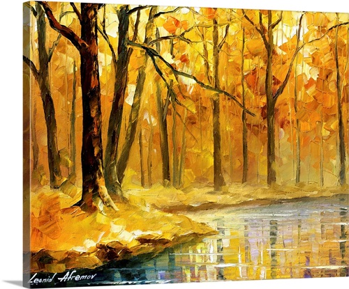 Stream in the Forest | Great Big Canvas